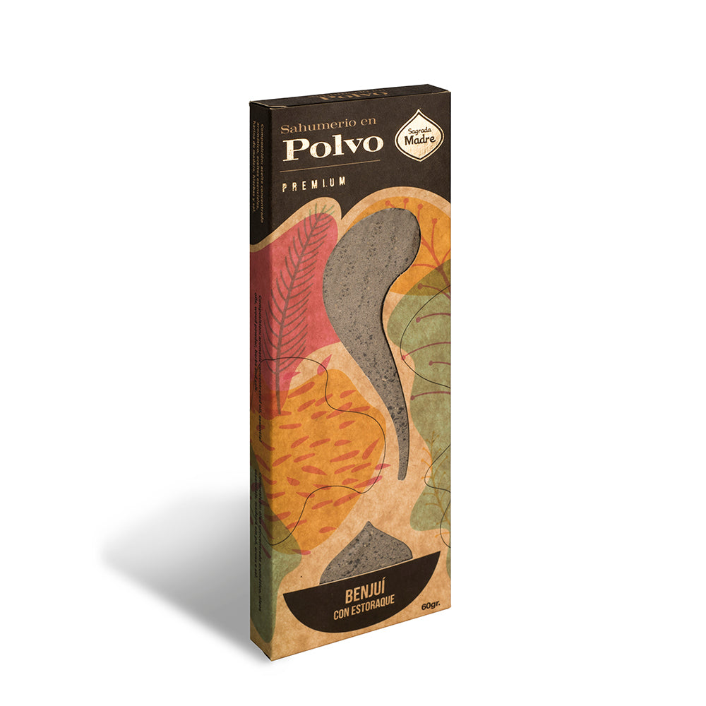Sahumerio en Polvo Benjui y Estoraque