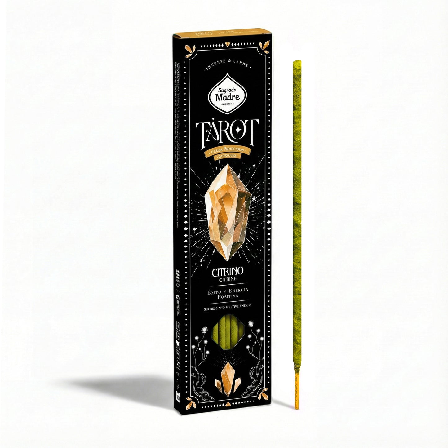 Sahumerio Tarot Gemas Citrino - Naranja Y Especias