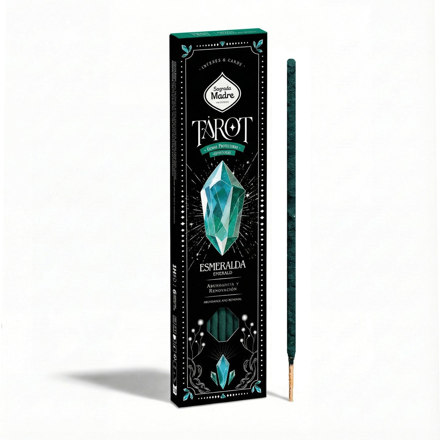 Sahumerio Tarot Gemas Esmeralda - Limon Y Lavanda