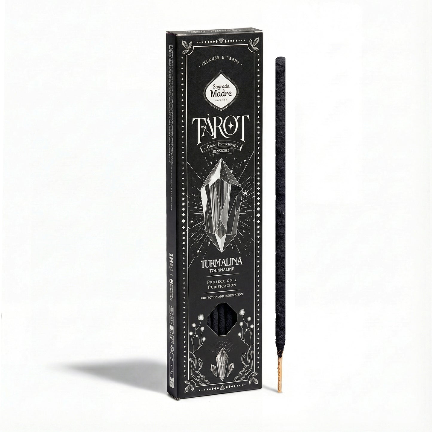 Sahumerio Tarot Gemas Turmalina - Mirra Y Jazmin