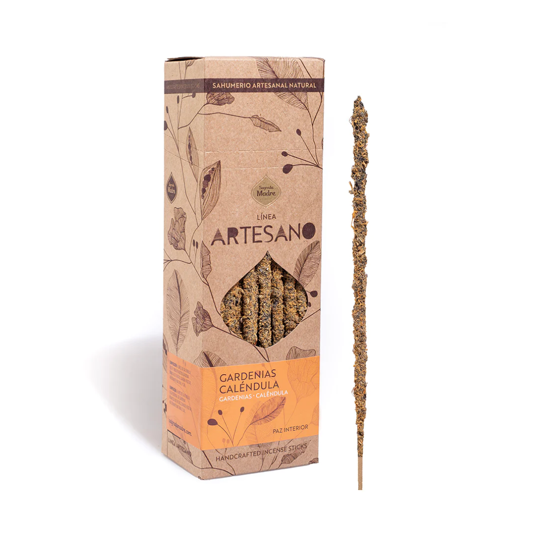 Sahumerio Artesano Gardenias y Calendula