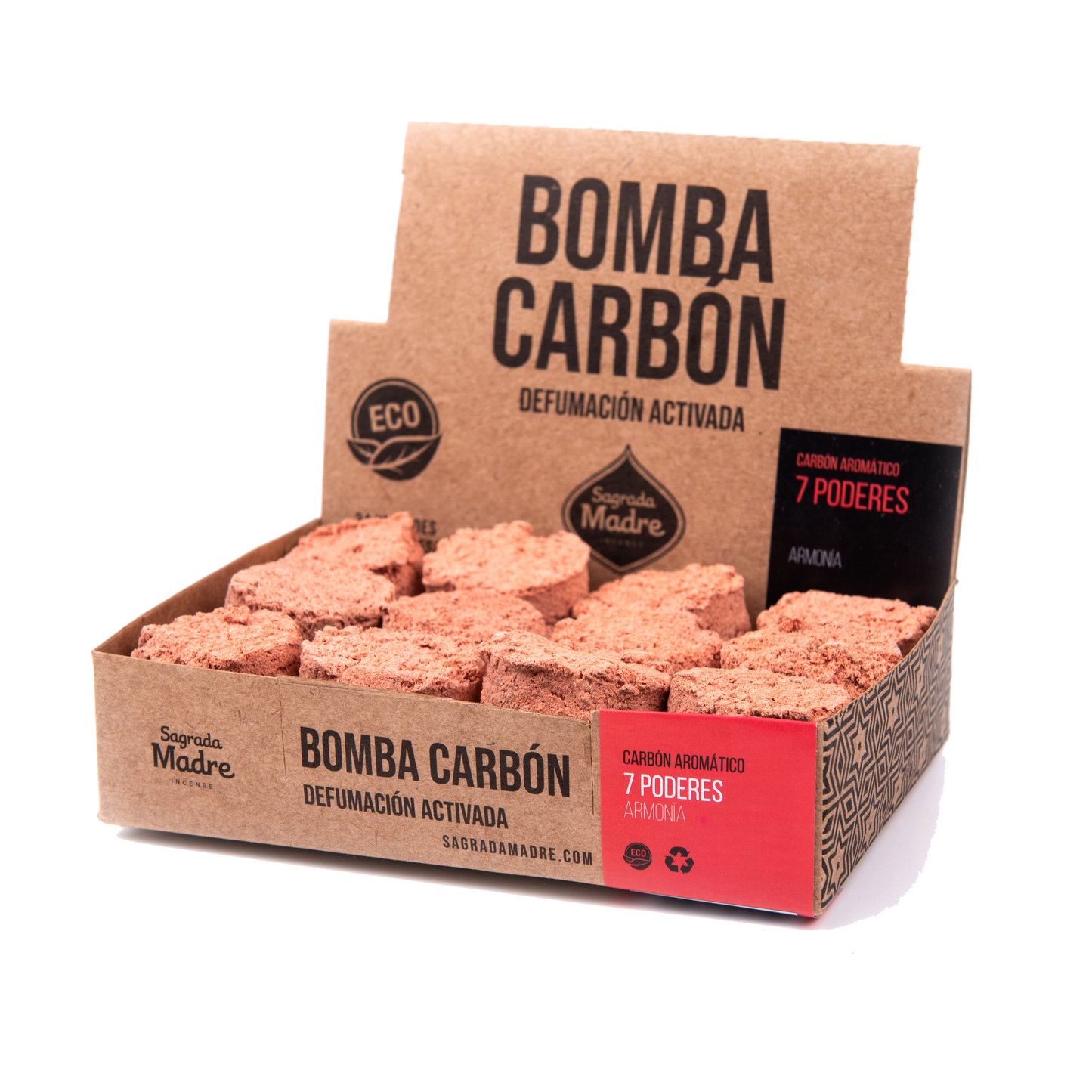 Bomba Carbón Sahumerio 7 Poderes