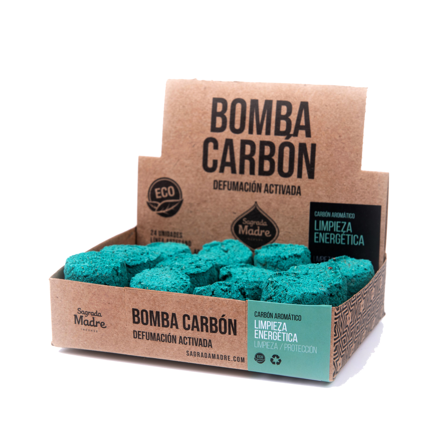 Bomba Carbón Sahumerio Limpieza Energética