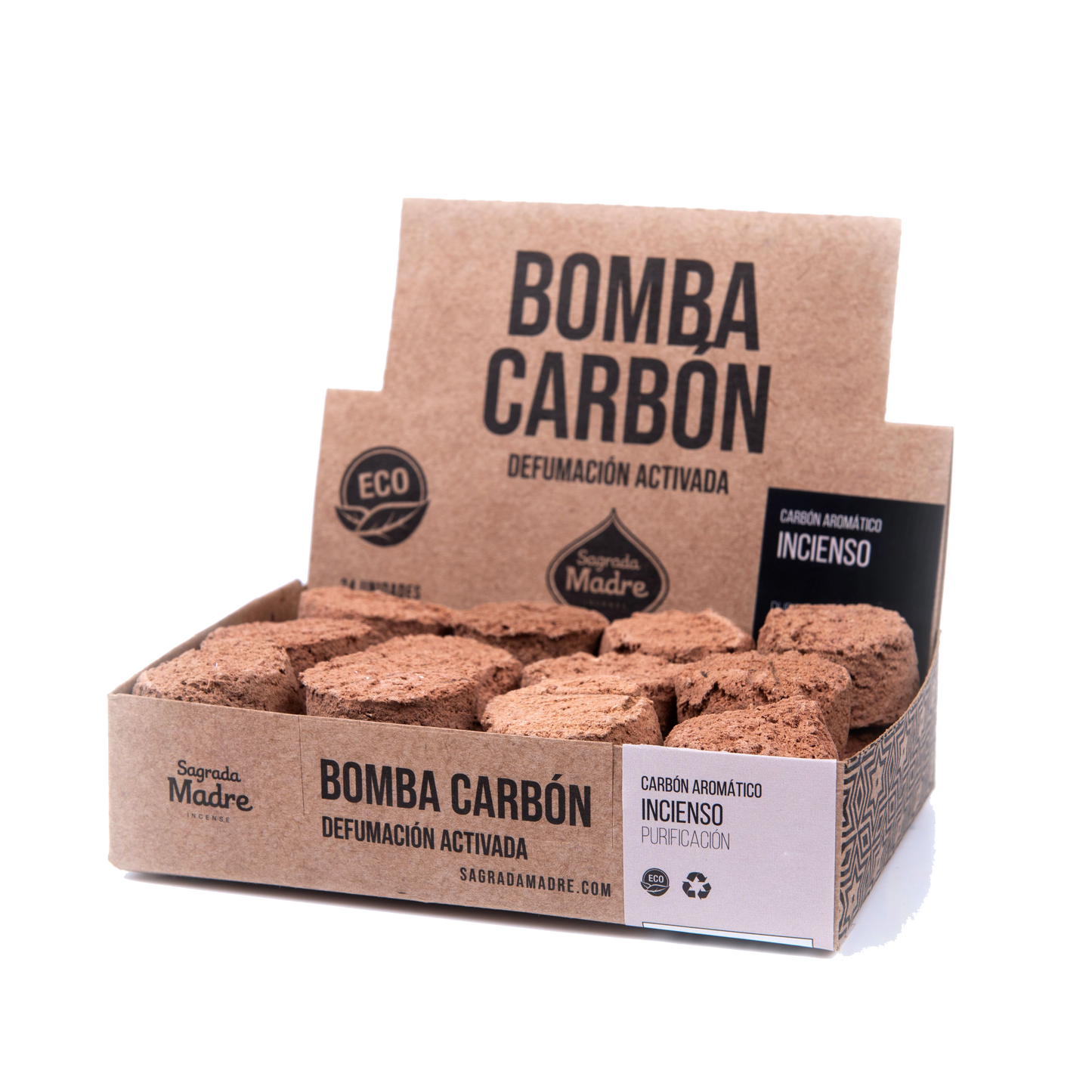Bomba Carbón Sahumerio Incienso