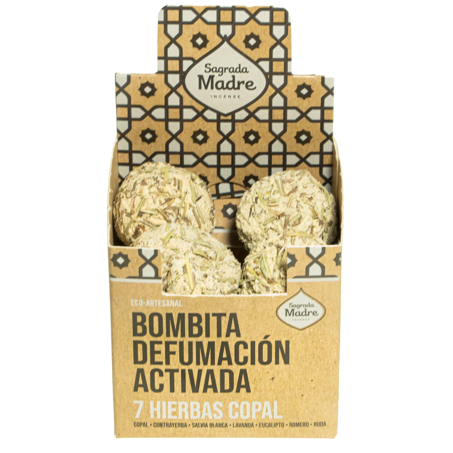Bombitas Defumación Activada 7 Hierbas Copal