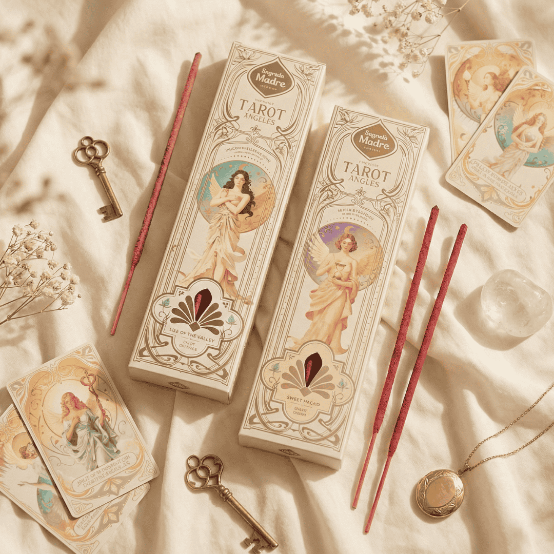 Sahumerio Tarot Ángeles Sabiduría - Hojas de Violeta