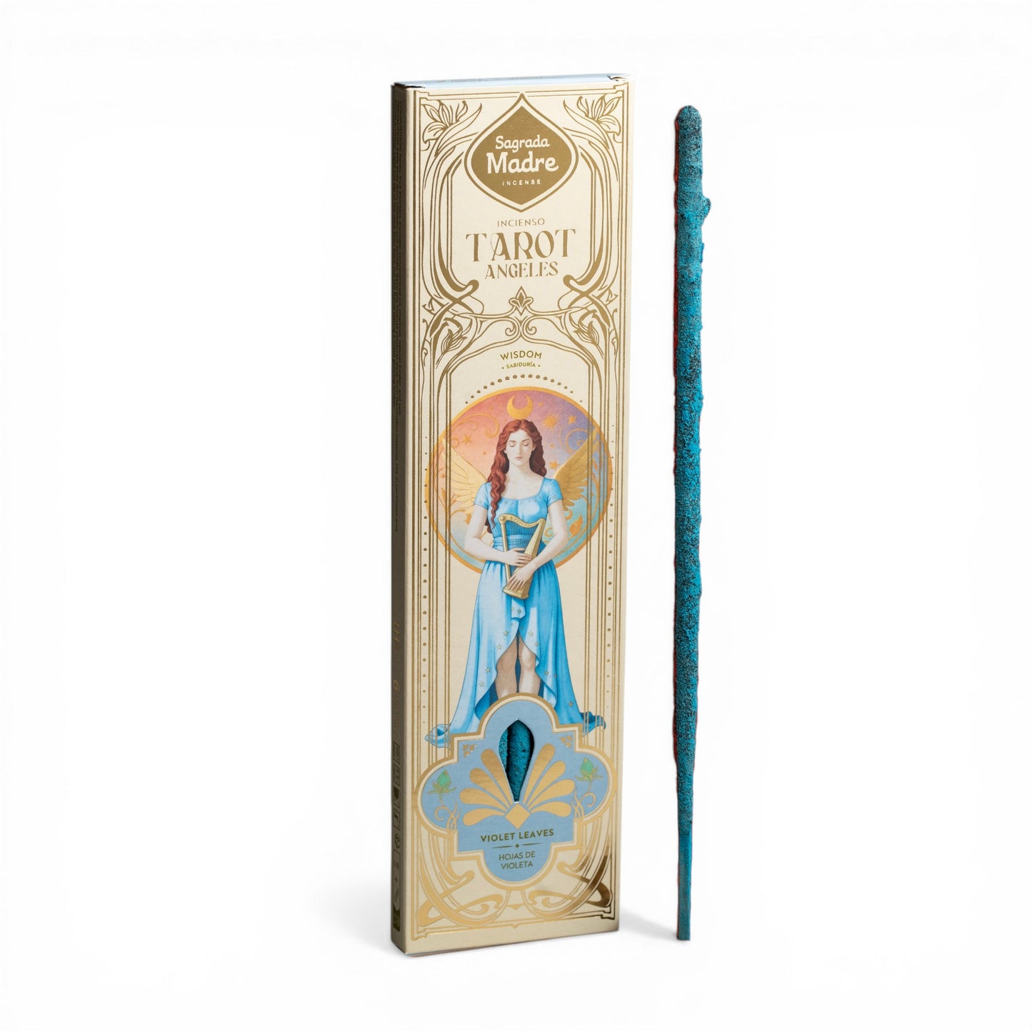 Sahumerio Tarot Ángeles Sabiduría - Hojas de Violeta