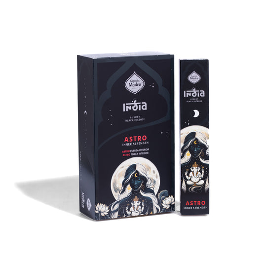 Box Sahumerio Varilla India Black Astro