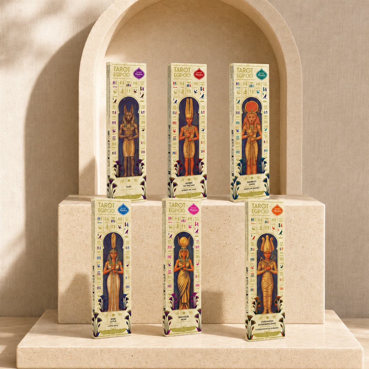Pack Sahumerios Tarot Egipcio · 18 Unidades
