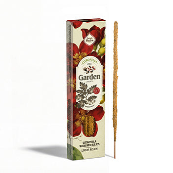 Sahumerio Garden Citronela Y Lirios Rojos