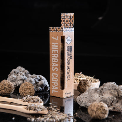 Bombitas x 4 7 Hierbas Copal - Plantas Sagradas