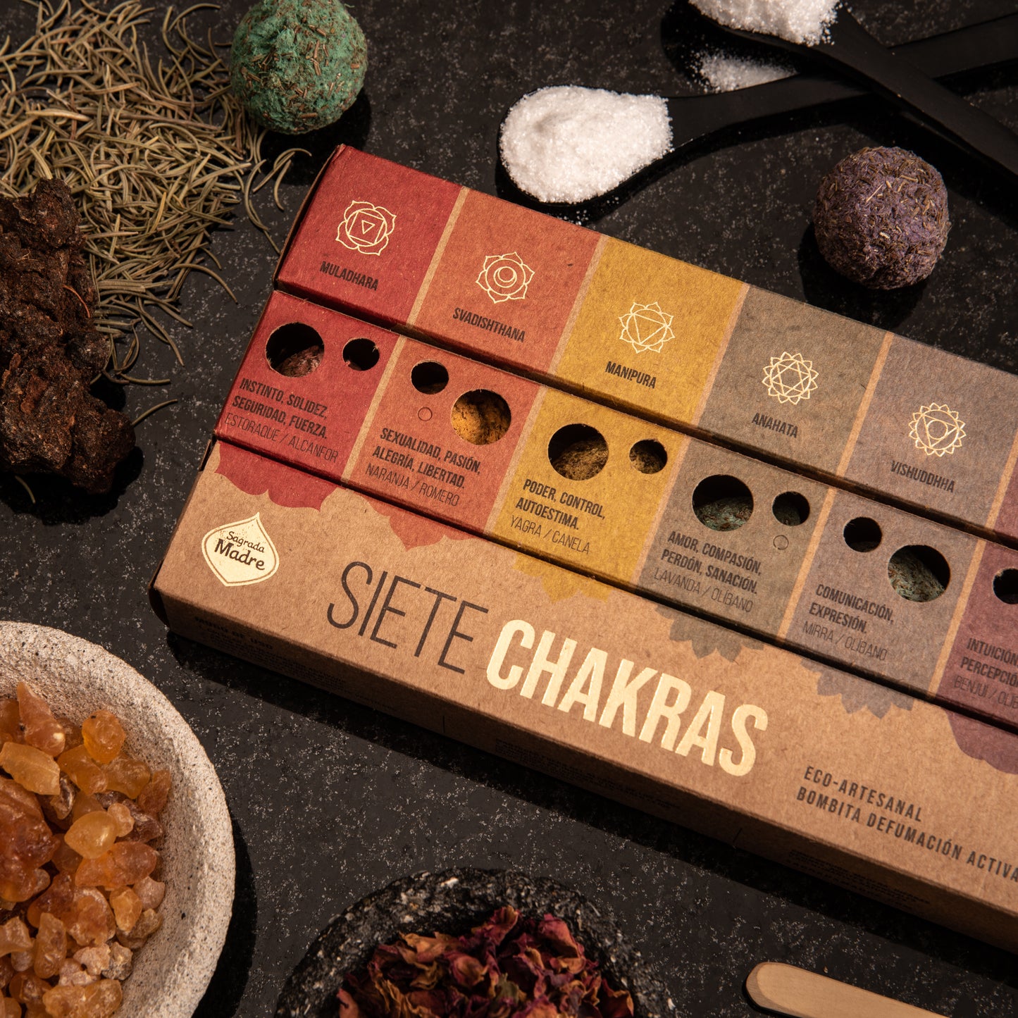 Bombitas Defumación Activada  7 Chakras