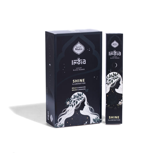 Box Sahumerio Varilla India Black Brillo