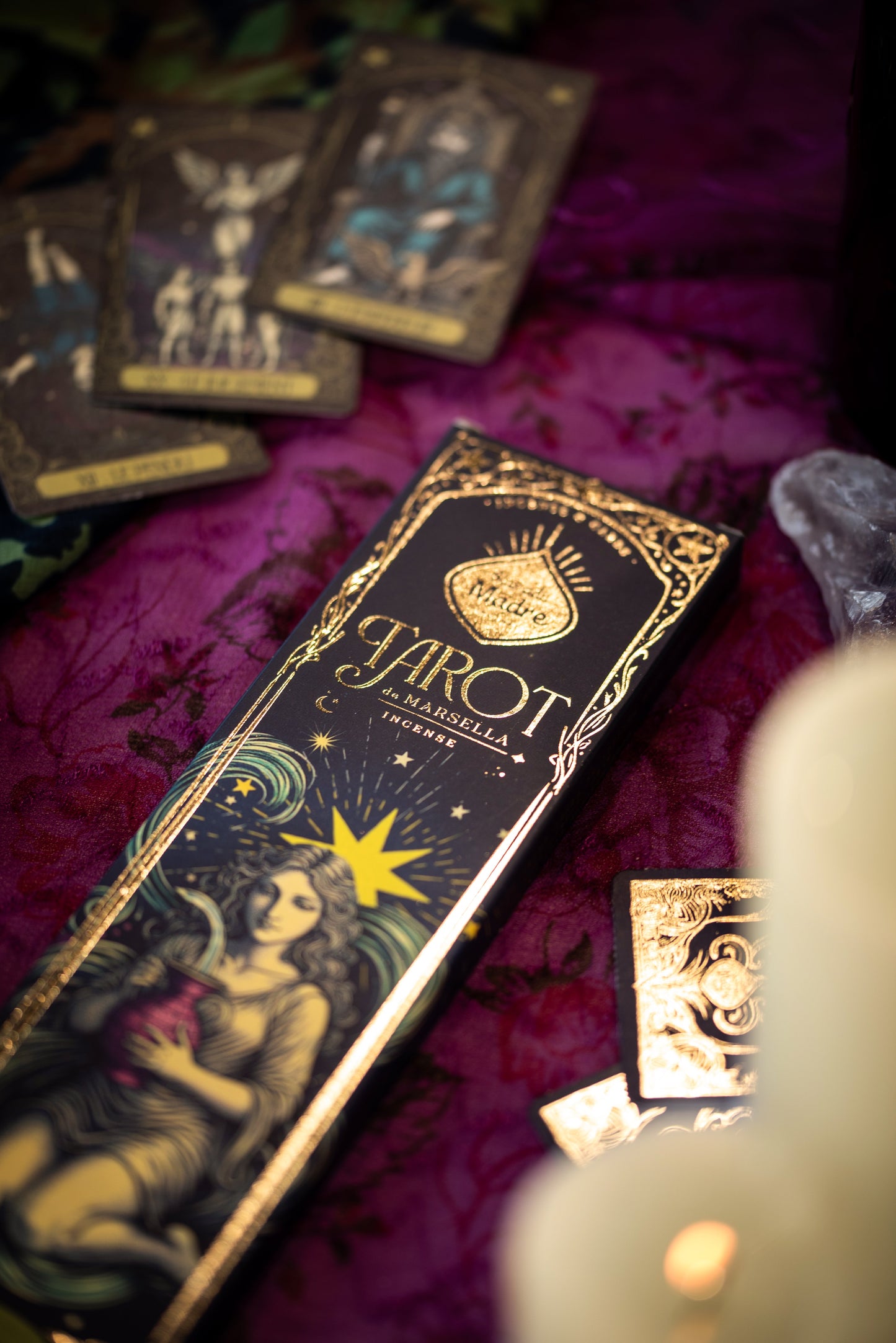Sahumerio Tarot De Marsella Almizcle - Olibano