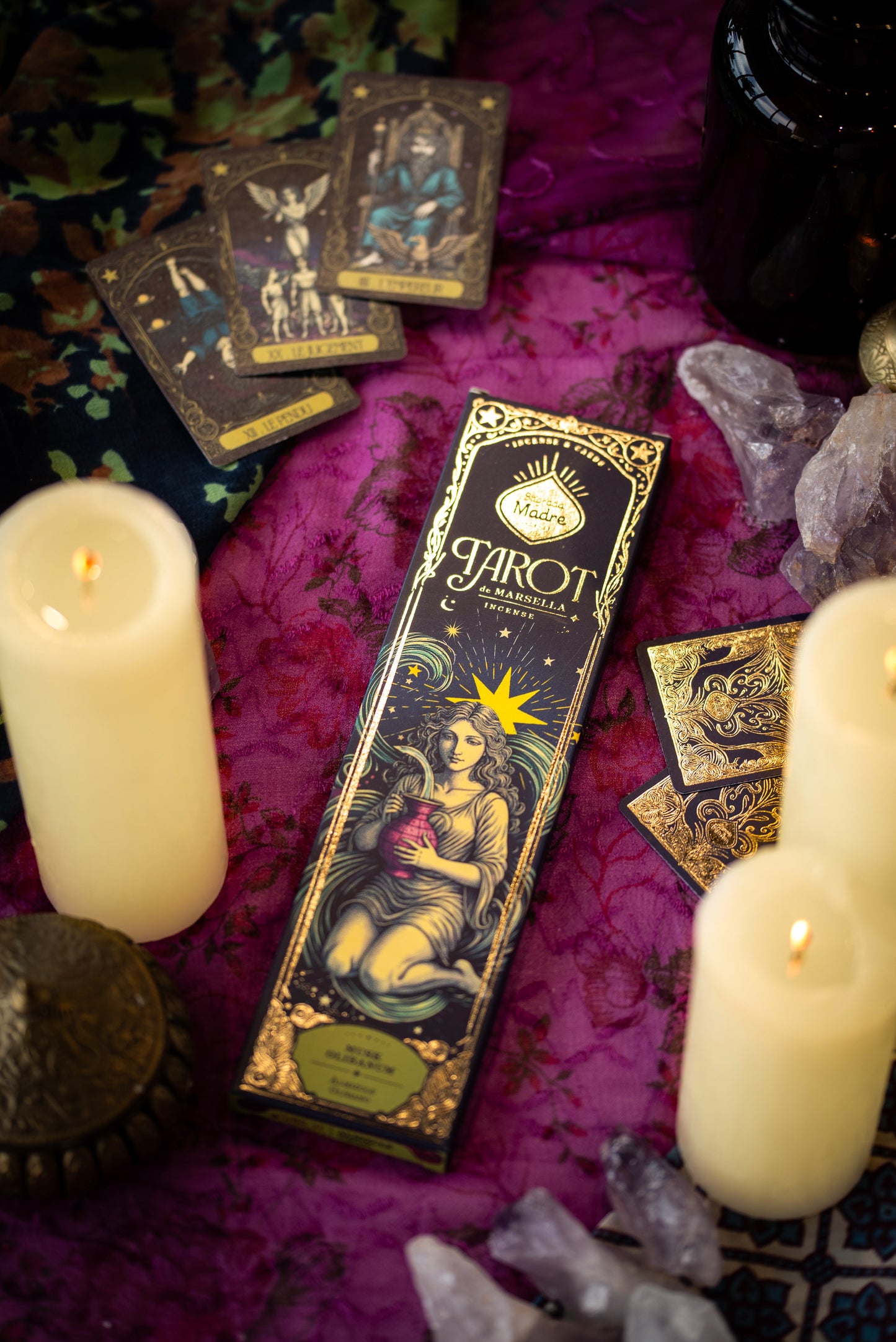 Sahumerio Tarot De Marsella Almizcle - Olibano