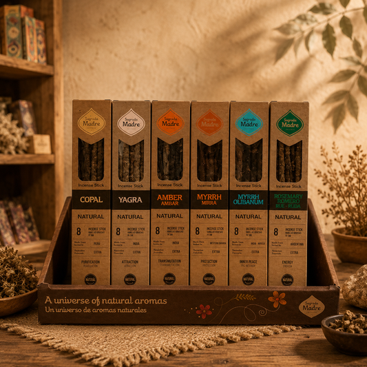 Pack Mayorista Sahumerios Linea Natural 25 Unidades