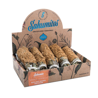 Sahumitos Naranja & Citronella x 5