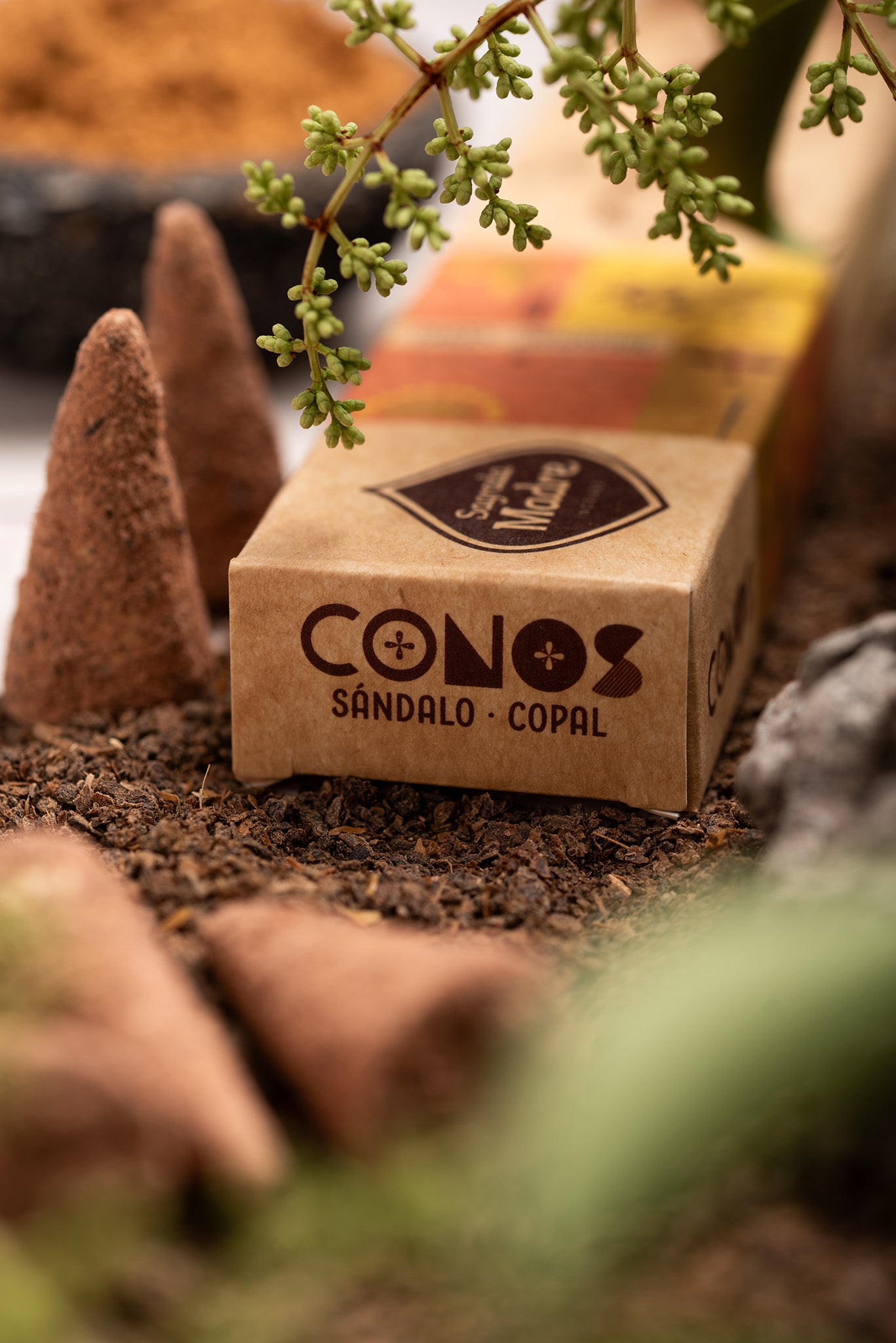 Sahumerio en Conos Sandalo Copal