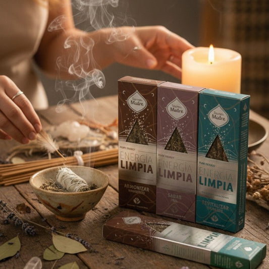 Pack Mayorista Energía Limpia | Sahumerios (Armonizar · Sanar · Revitalizar · Renacer)