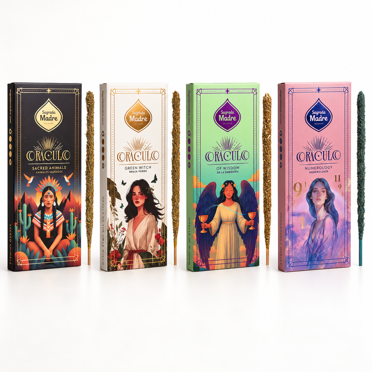 Pack Mayorista Sahumerios Oráculos x16