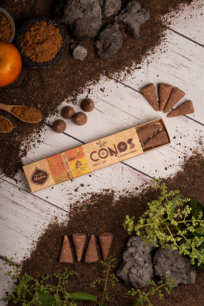 Sahumerio en Conos Sandalo Copal