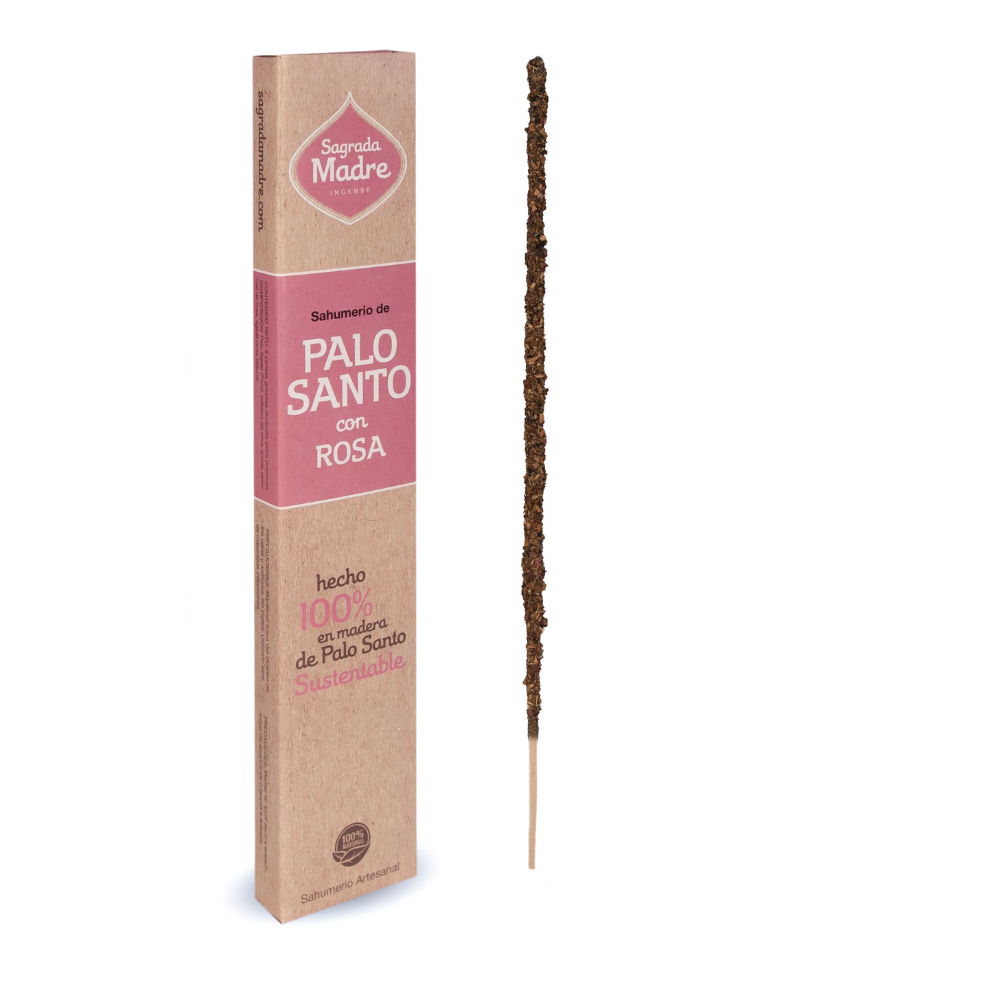 Sahumerio Palo Santo con Rosas