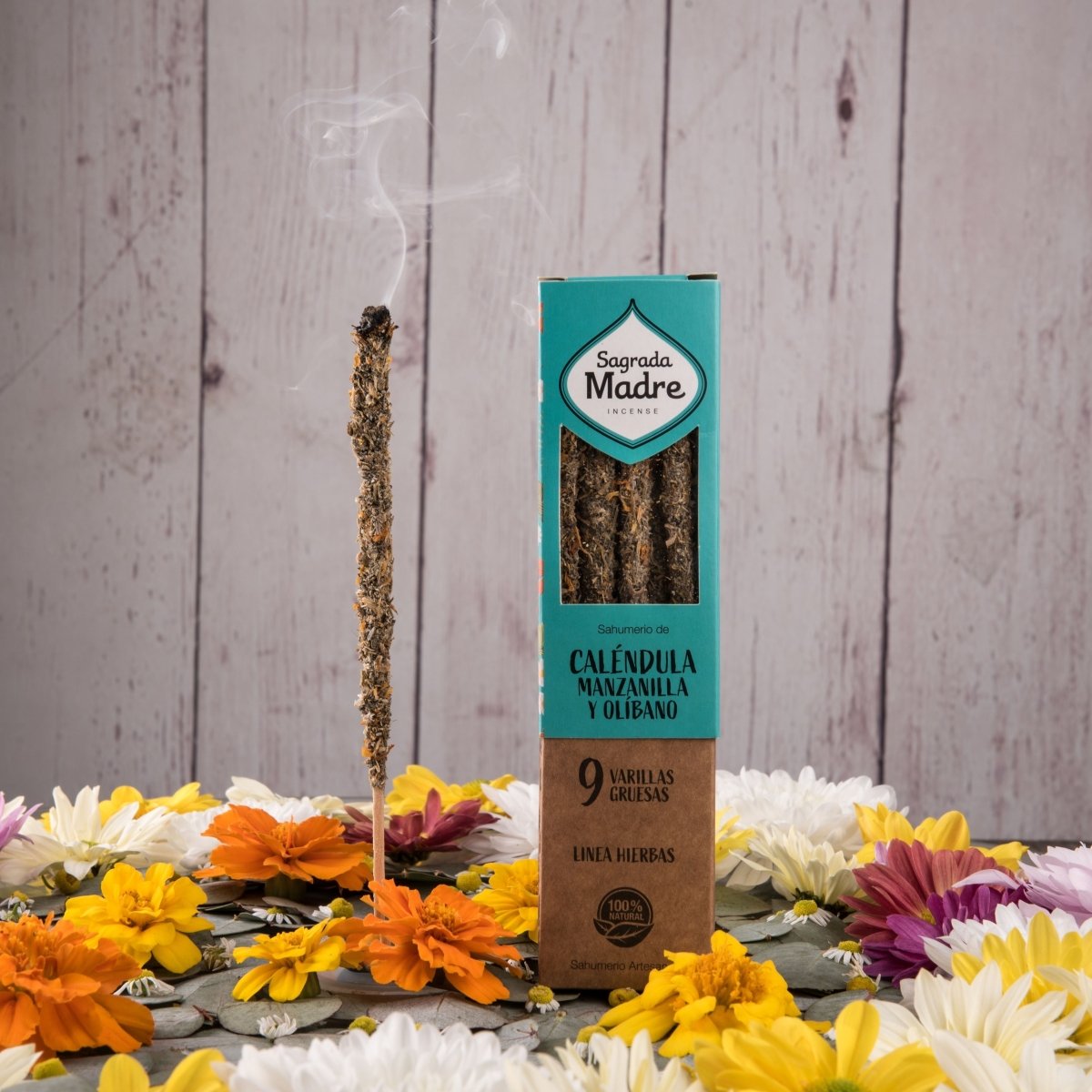 Sahumerio Herbal Caléndula Manzanilla & Olíbano