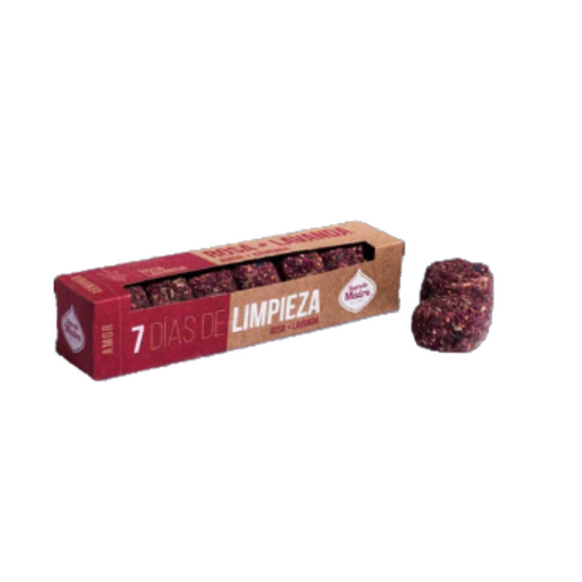Pastillas 7 Dias de Limpieza Rosa y Lavanda