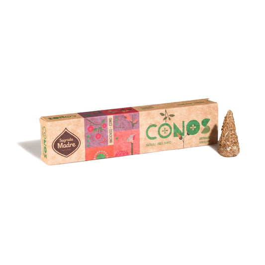 Sahumerio en Conos Patchouli Palo Santo