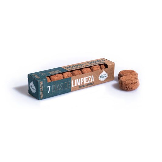 Pastillas 7 Dias de Limpieza Incienso y Sandalo