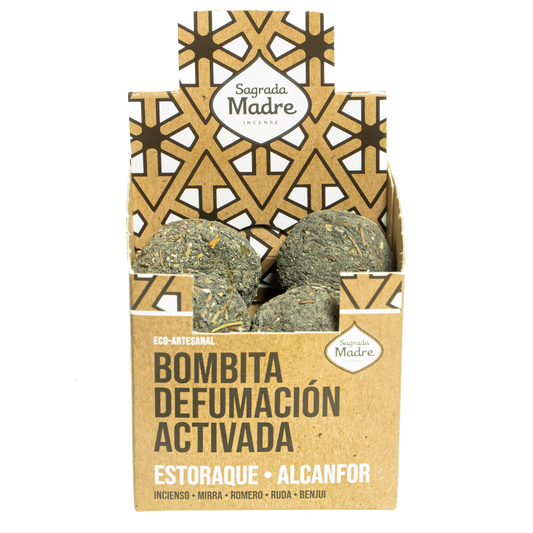 Bombitas Defumación Activada Estoraque y Alcanfor