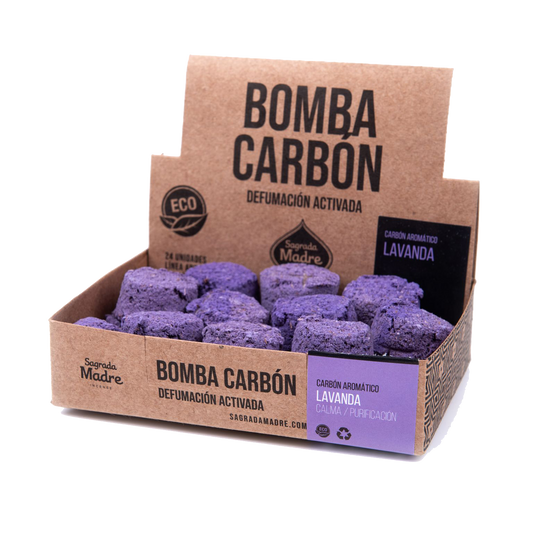 Bomba Carbón Sahumerio Lavanda