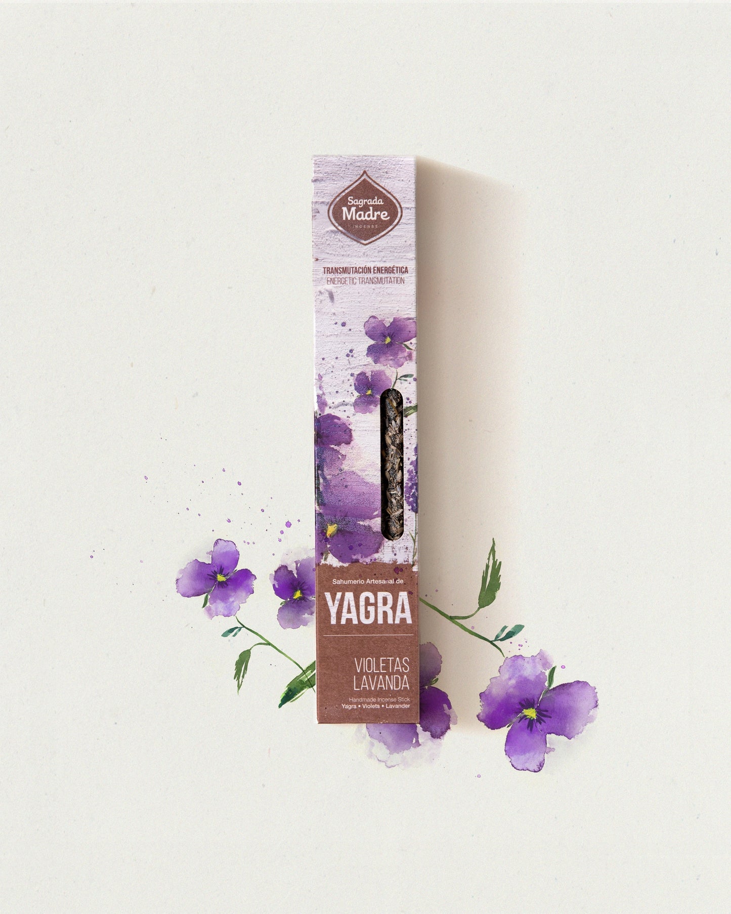 Sahumerio Yagra Violetas y Lavandas